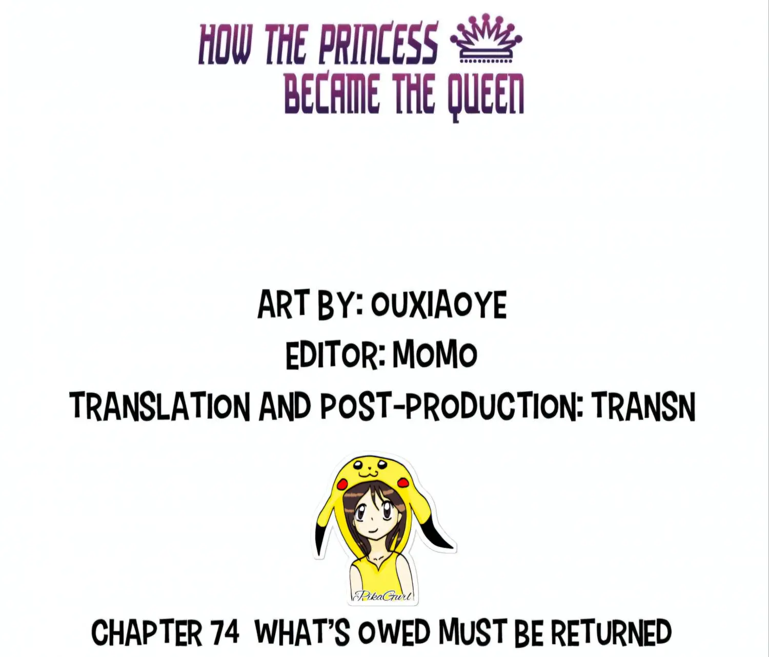 How The Princess Became The Queen - Chapter 74