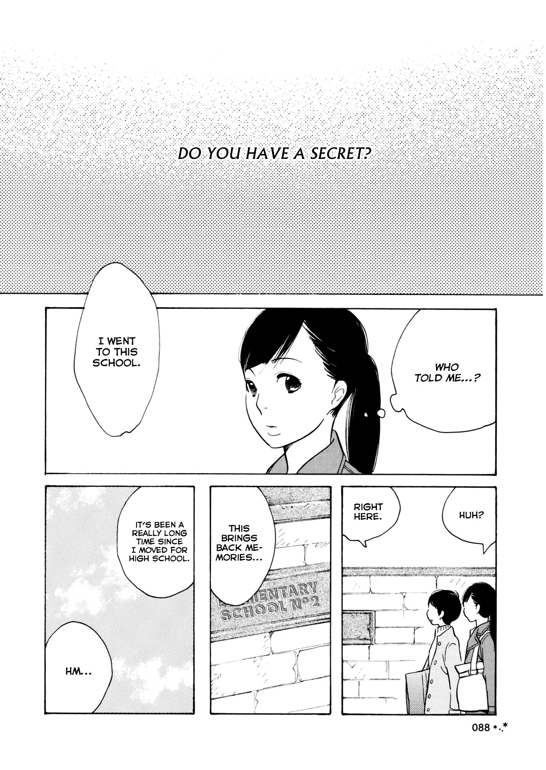 Secret (Takako Shimura) - Chapter 0 : Oneshot