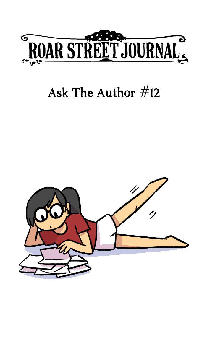 Roar Street Journal - Chapter 233 : Ask The Author # 12