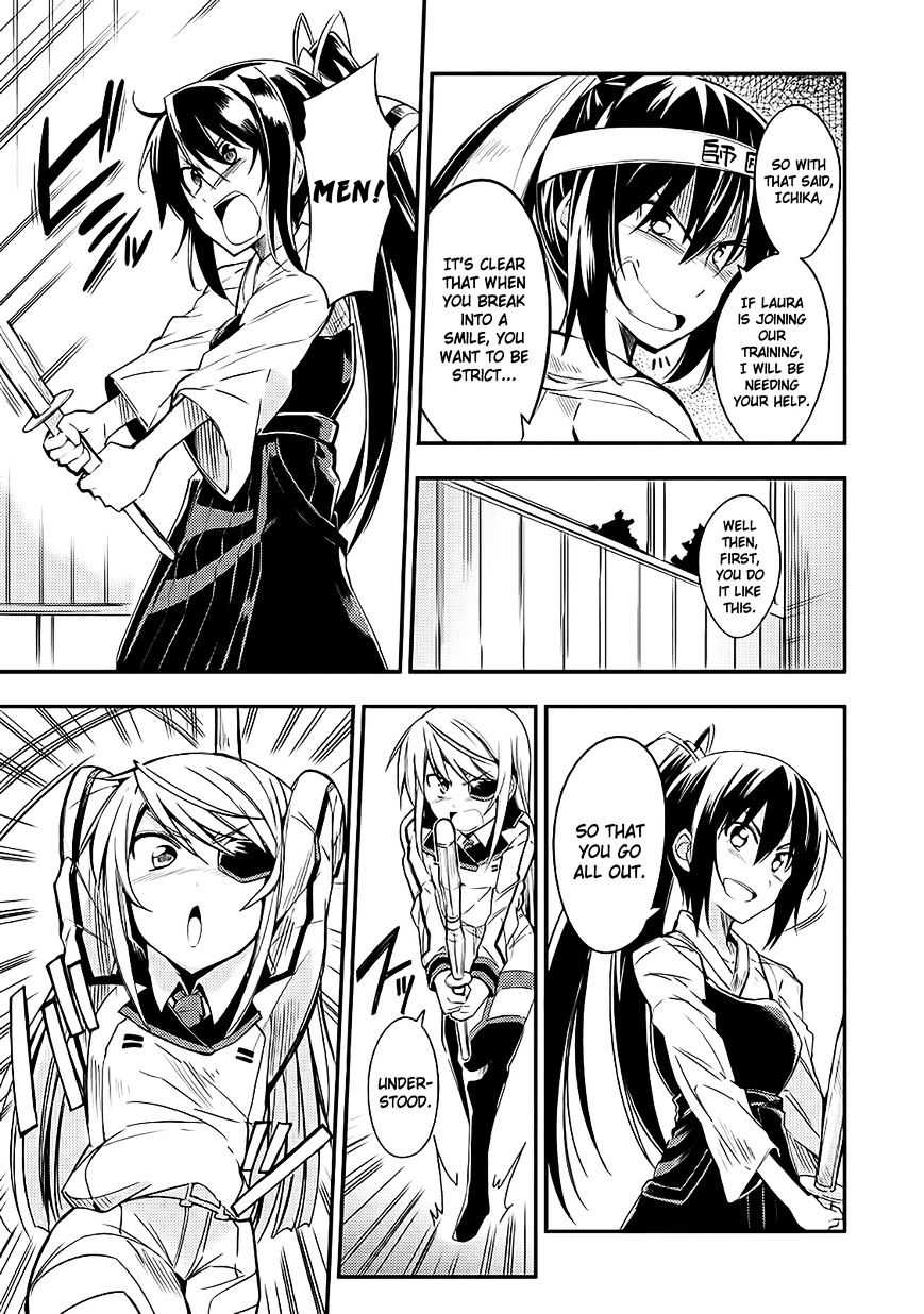 Infinite Stratos Black Bunny/White Bitter - Vol.1 Chapter 4 : Lesson Of The Sword