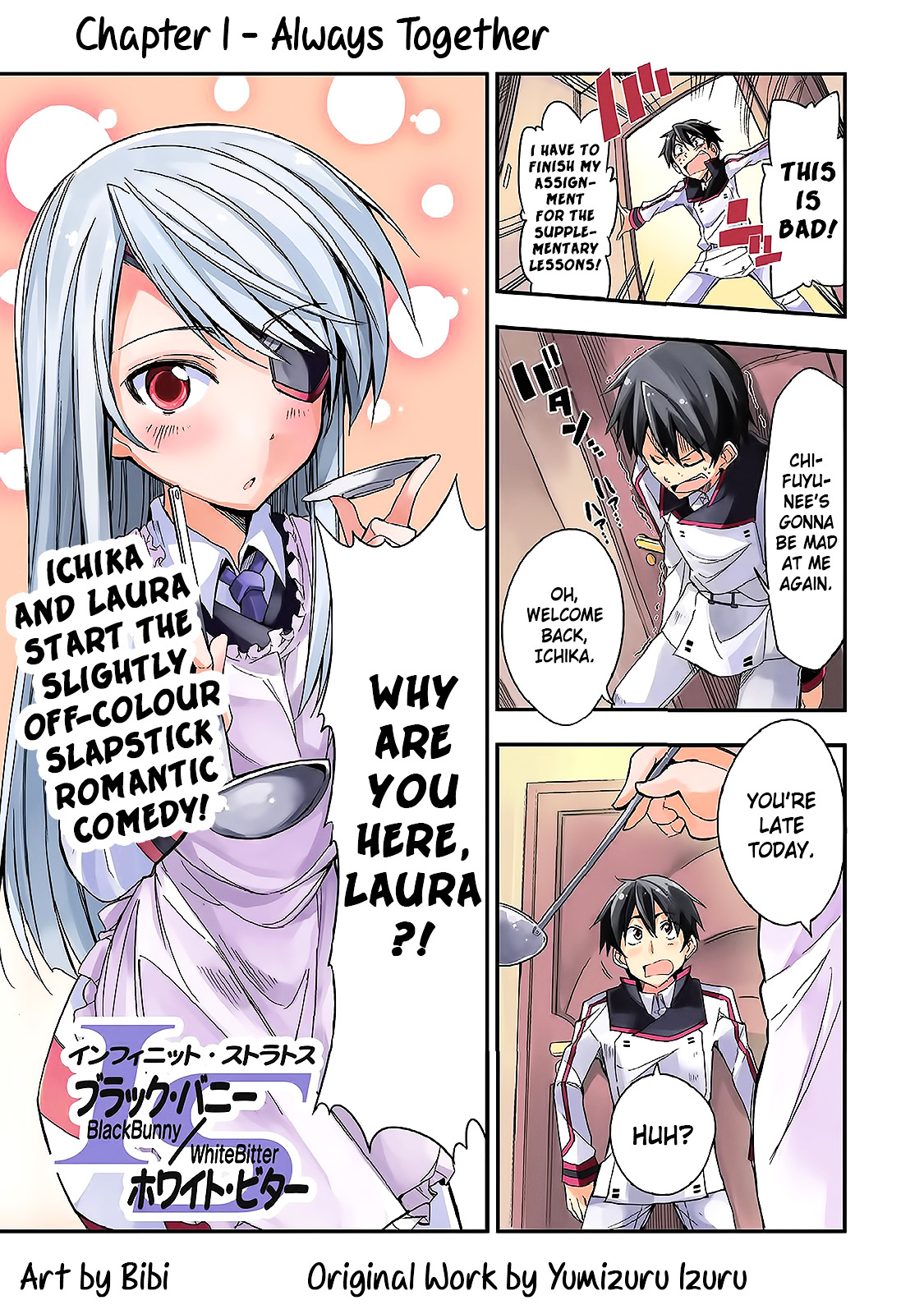 Infinite Stratos Black Bunny/White Bitter - Vol.1 Chapter 1 : Always Together