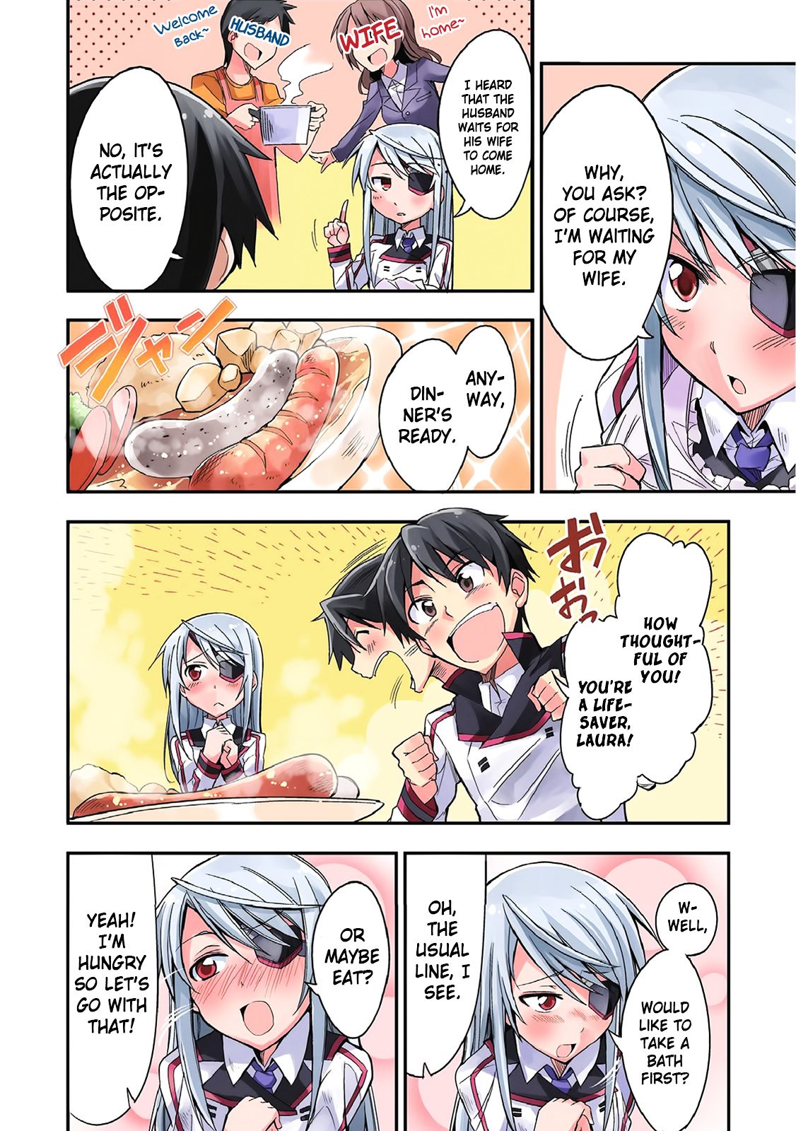 Infinite Stratos Black Bunny/White Bitter - Vol.1 Chapter 1 : Always Together