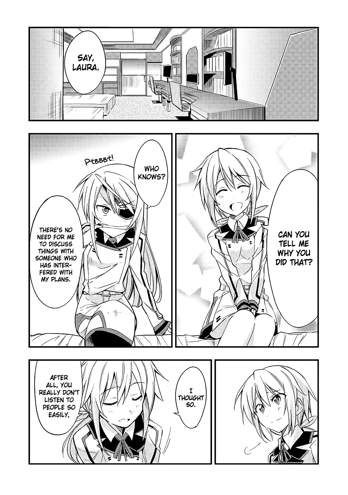 Infinite Stratos Black Bunny/White Bitter - Vol.1 Chapter 1 : Always Together