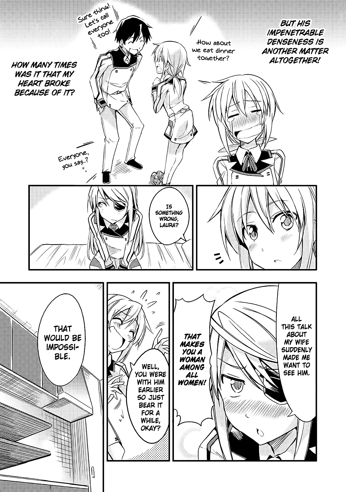 Infinite Stratos Black Bunny/White Bitter - Vol.1 Chapter 1 : Always Together