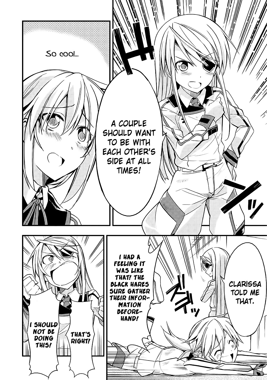 Infinite Stratos Black Bunny/White Bitter - Vol.1 Chapter 1 : Always Together