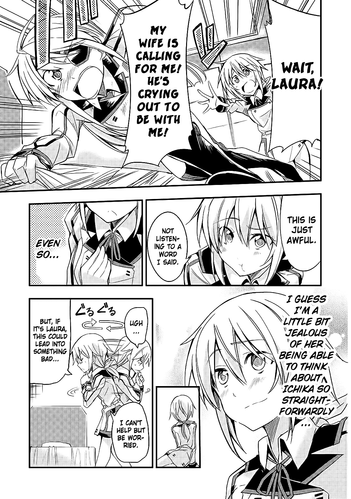 Infinite Stratos Black Bunny/White Bitter - Vol.1 Chapter 1 : Always Together