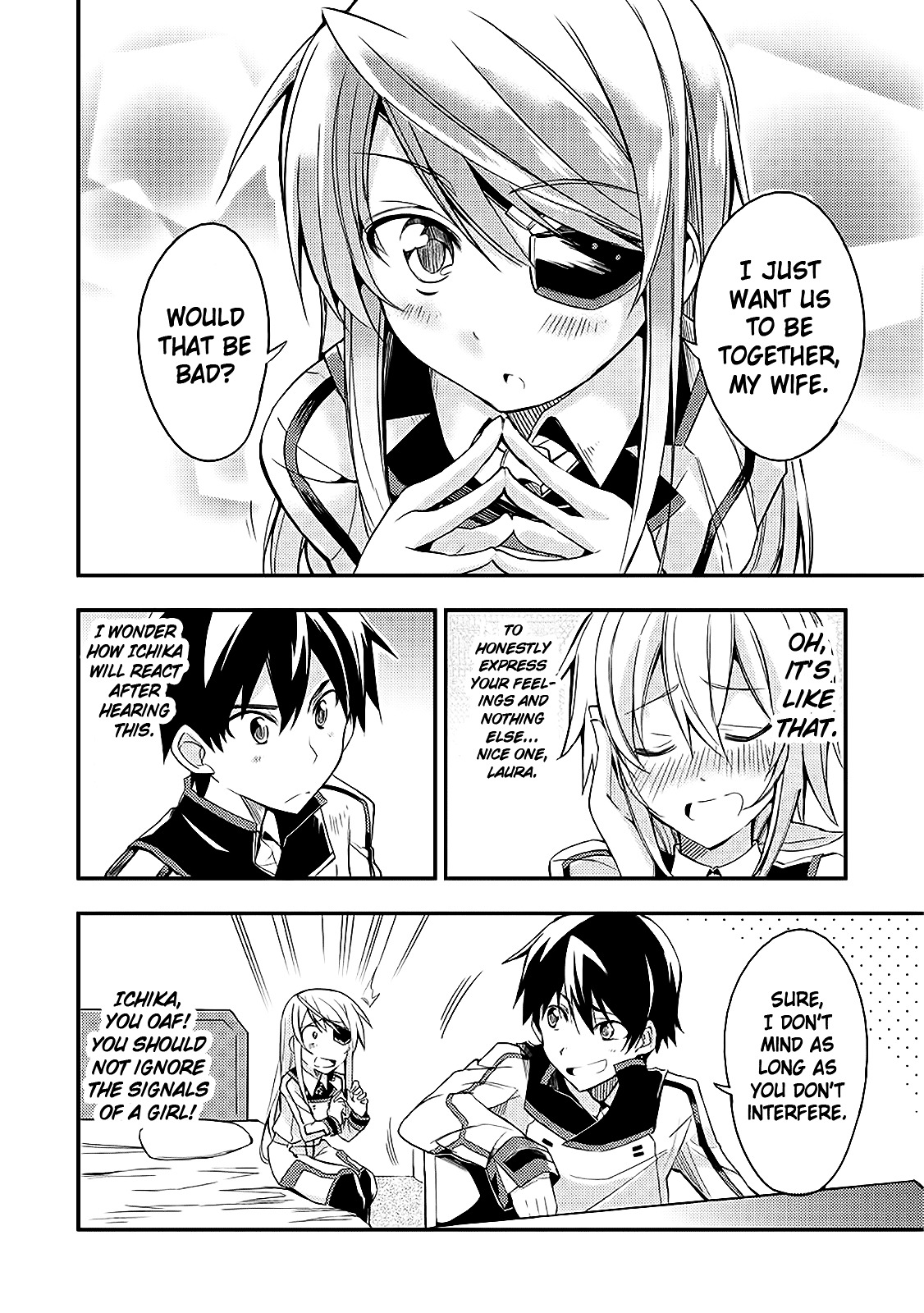 Infinite Stratos Black Bunny/White Bitter - Vol.1 Chapter 1 : Always Together