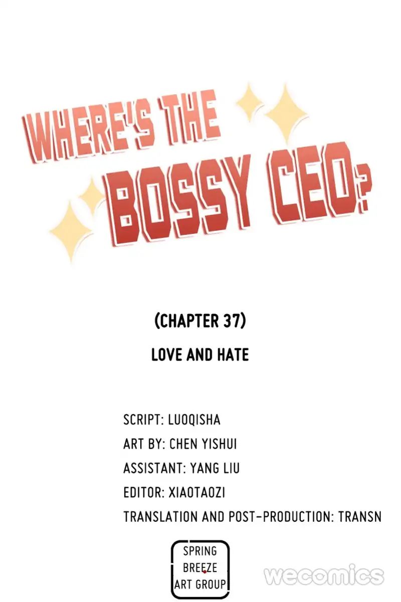 Where's The Bossy Ceo? - Chapter 37: Love And Hate