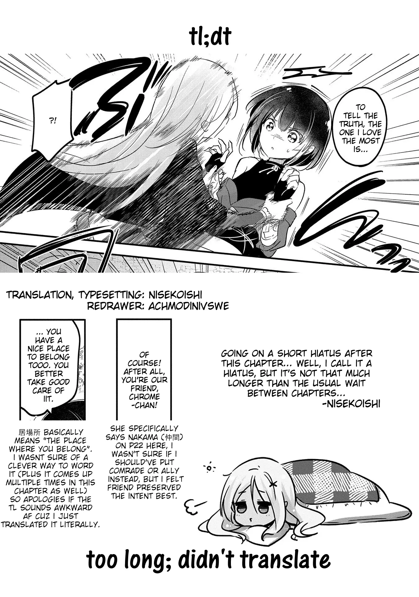 Tensei Kyuuketsuki-San Wa Ohirune Ga Shitai - Vol.11 Chapter 52