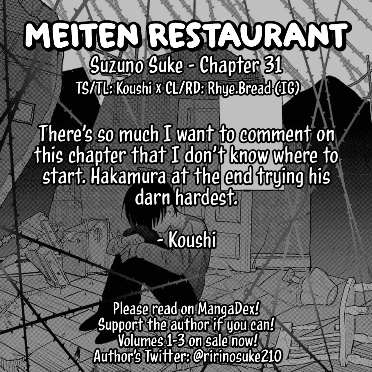 Meiten Restaurant - Chapter 31: Outside The Dream