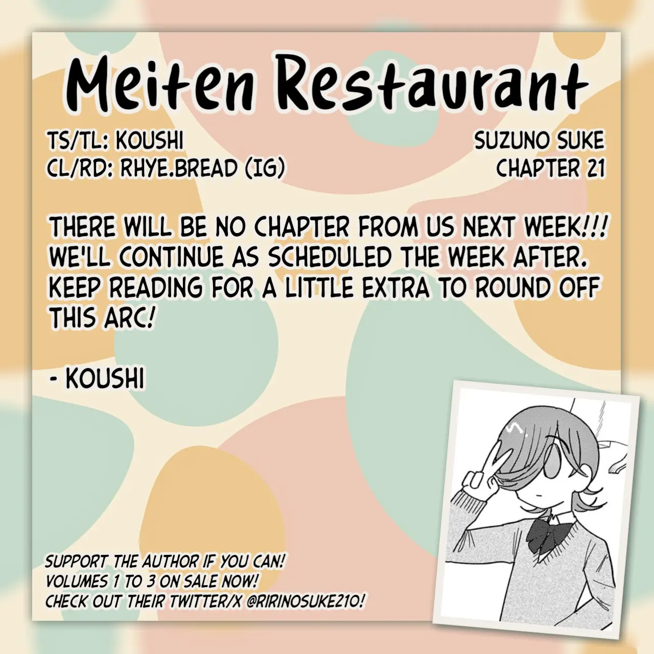 Meiten Restaurant - Vol.3 Chapter 21: Conclusion! Our Senior Sister Store!