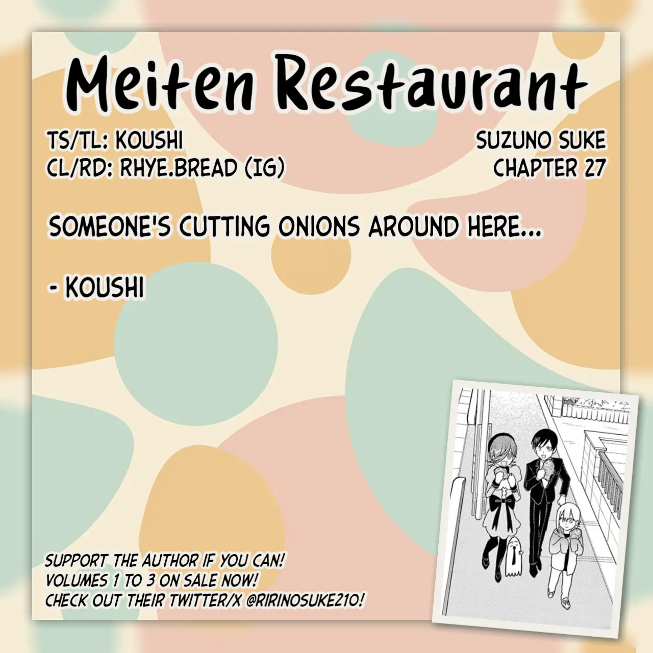 Meiten Restaurant - Vol.4 Chapter 27: Searching For The Fake Ghost