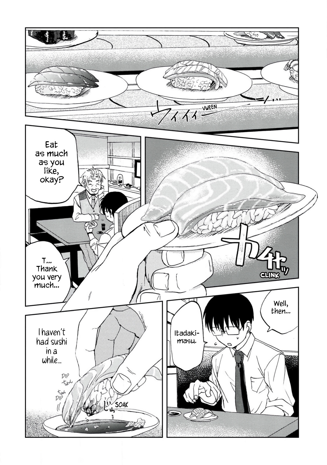 Meshinuma - Vol.4 Chapter 51: Conveyor Belt Sushi... Thank You For The Treat