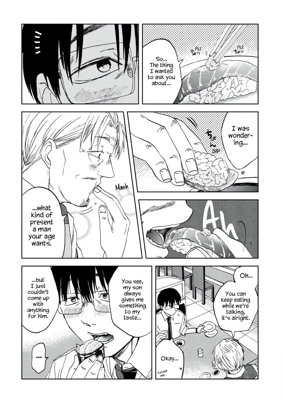 Meshinuma - Vol.4 Chapter 51: Conveyor Belt Sushi... Thank You For The Treat