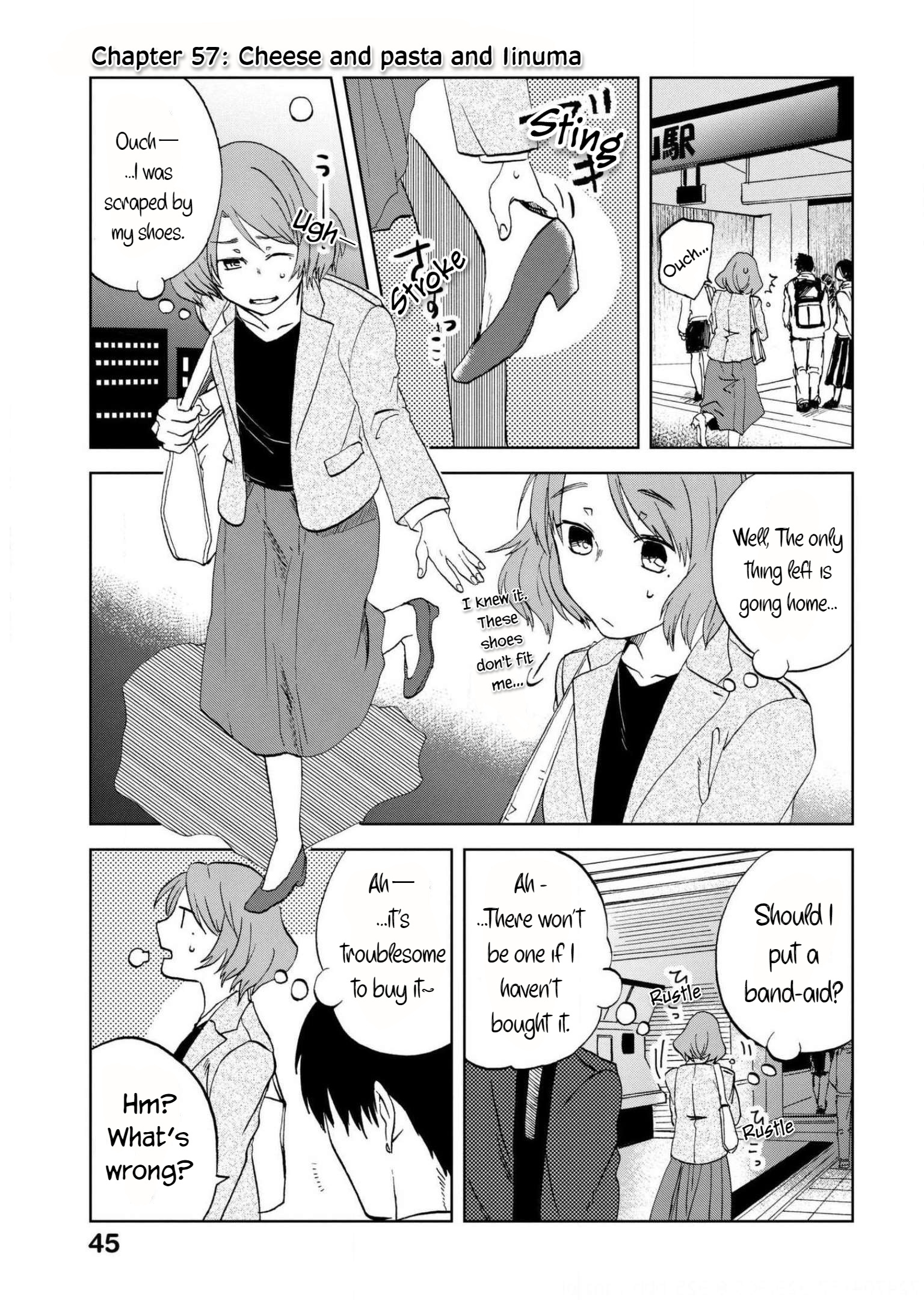 Meshinuma - Vol.5 Chapter 57: Cheese And Pasta And Iinuma