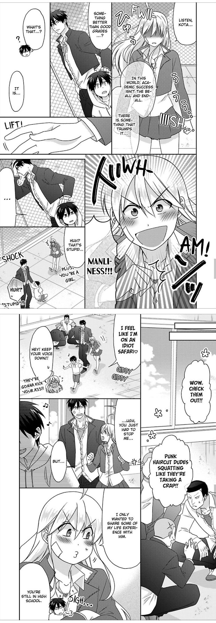 Nyotaika Yankee Gakuen ☆ Ore No Hajimete, Nerawaretemasu. - Chapter 46