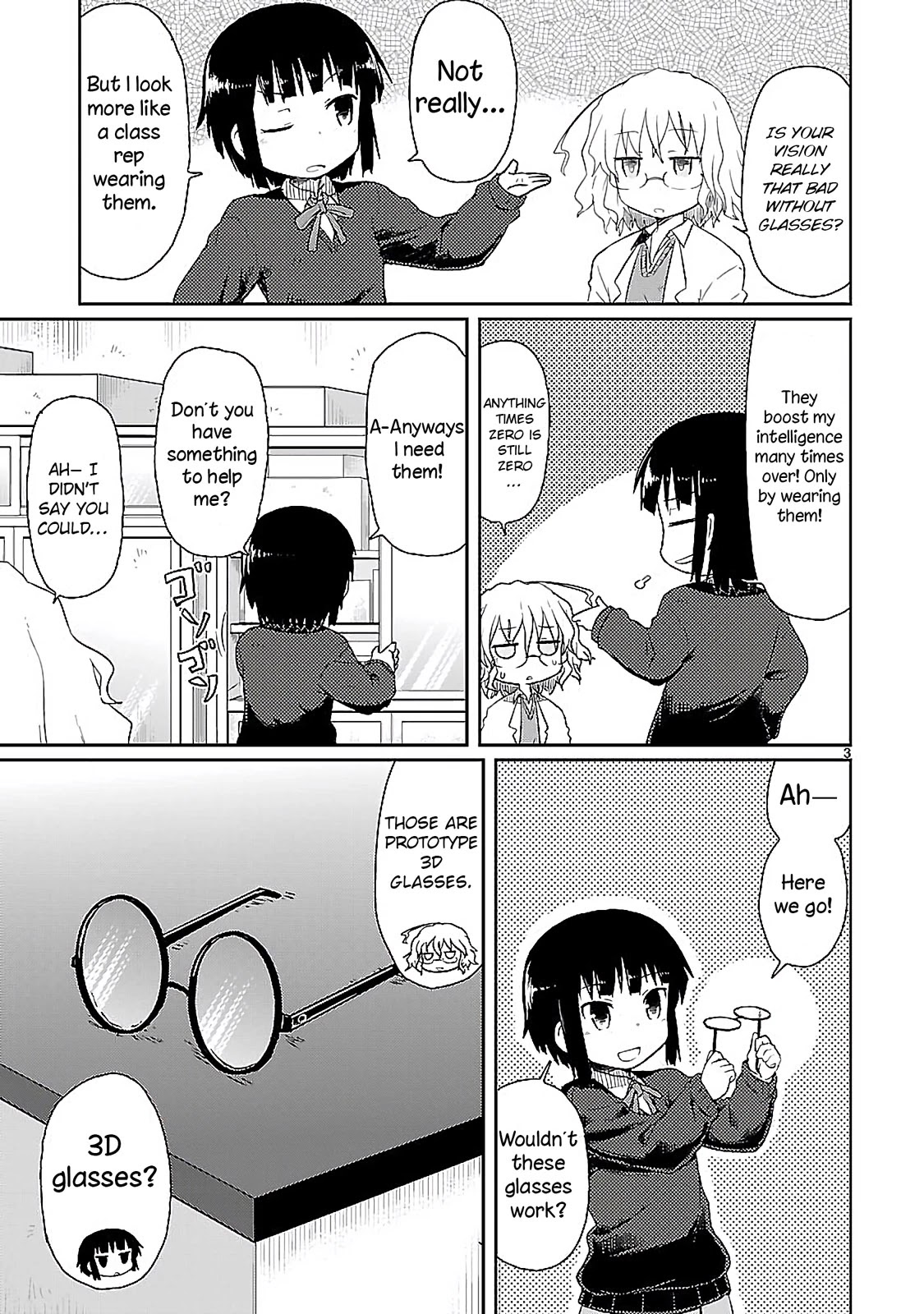 Kagaku Chop - Chapter 5: That Experiment 5: Glasses X Glasses