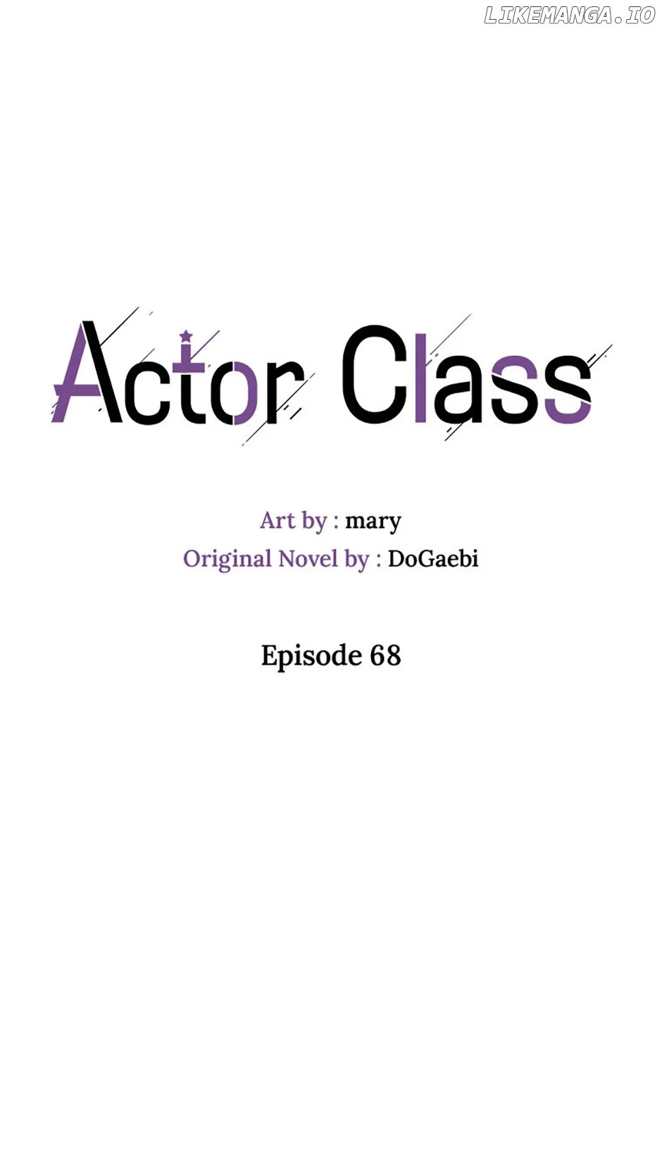 Actor Class - Chapter 68