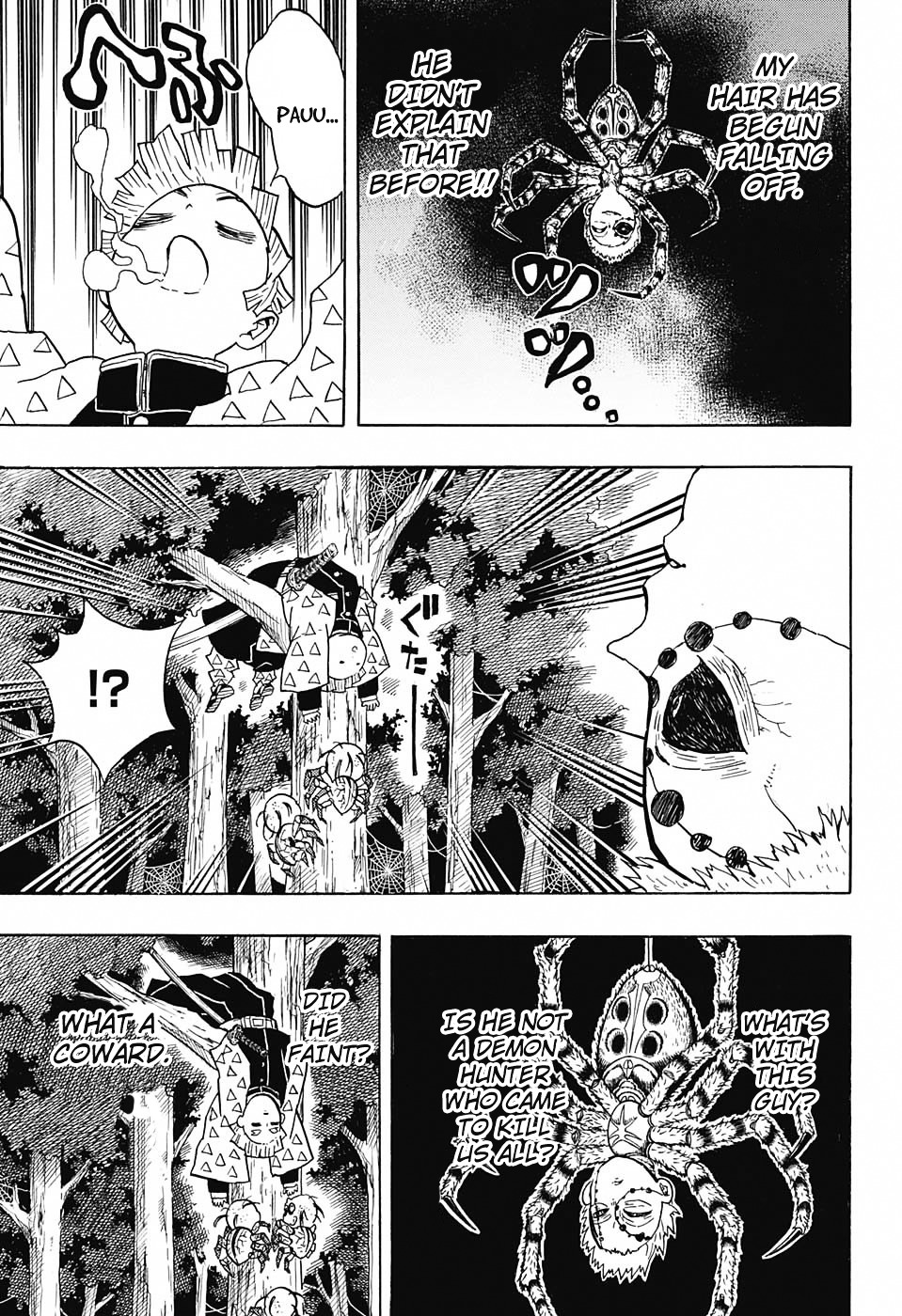 Kimetsu No Yaiba - Chapter 33 : Pain, Going Forward While Writhing