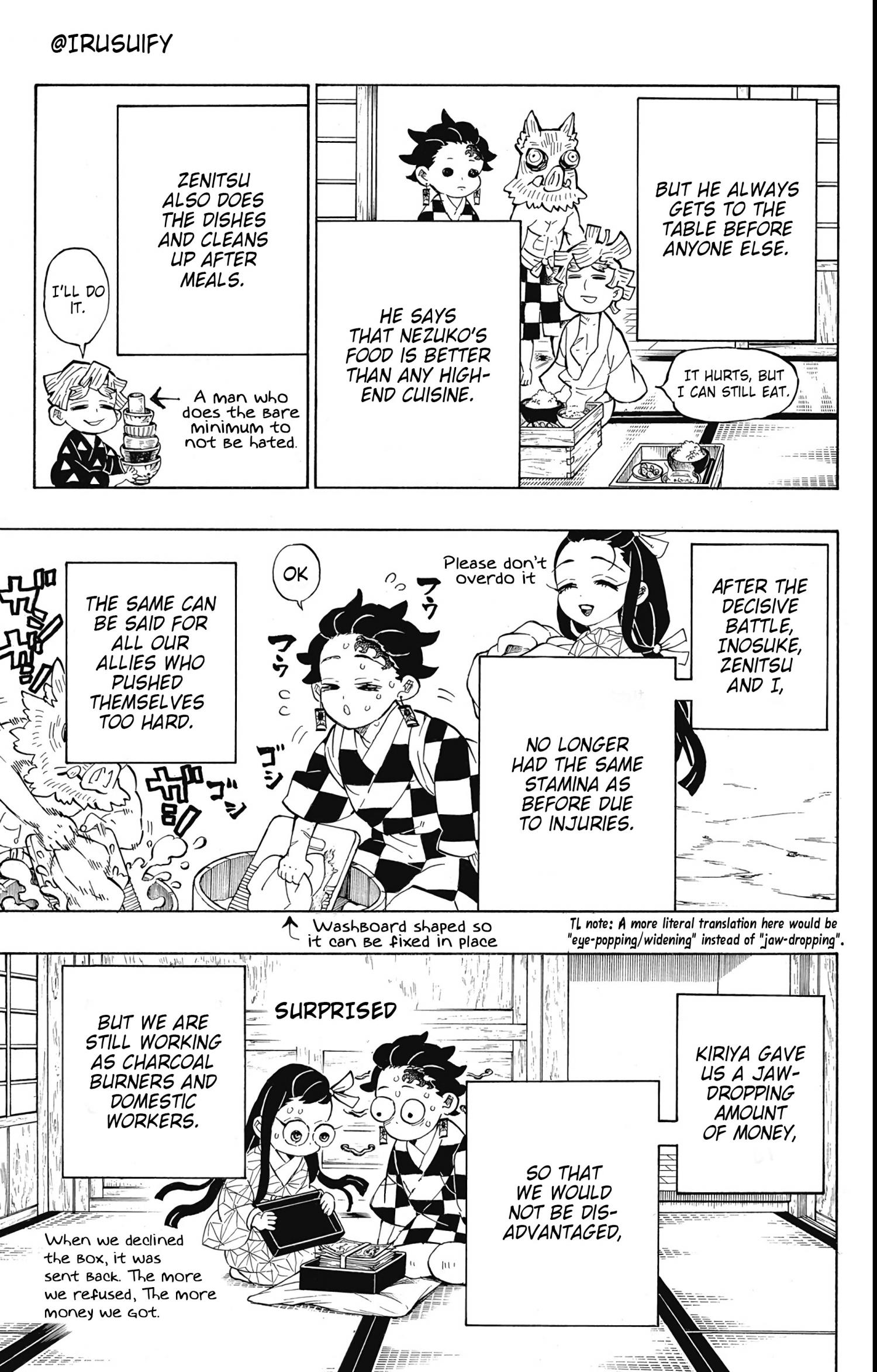 Kimetsu No Yaiba - Extra 1: One-Shot - Tanjiro's Status Report