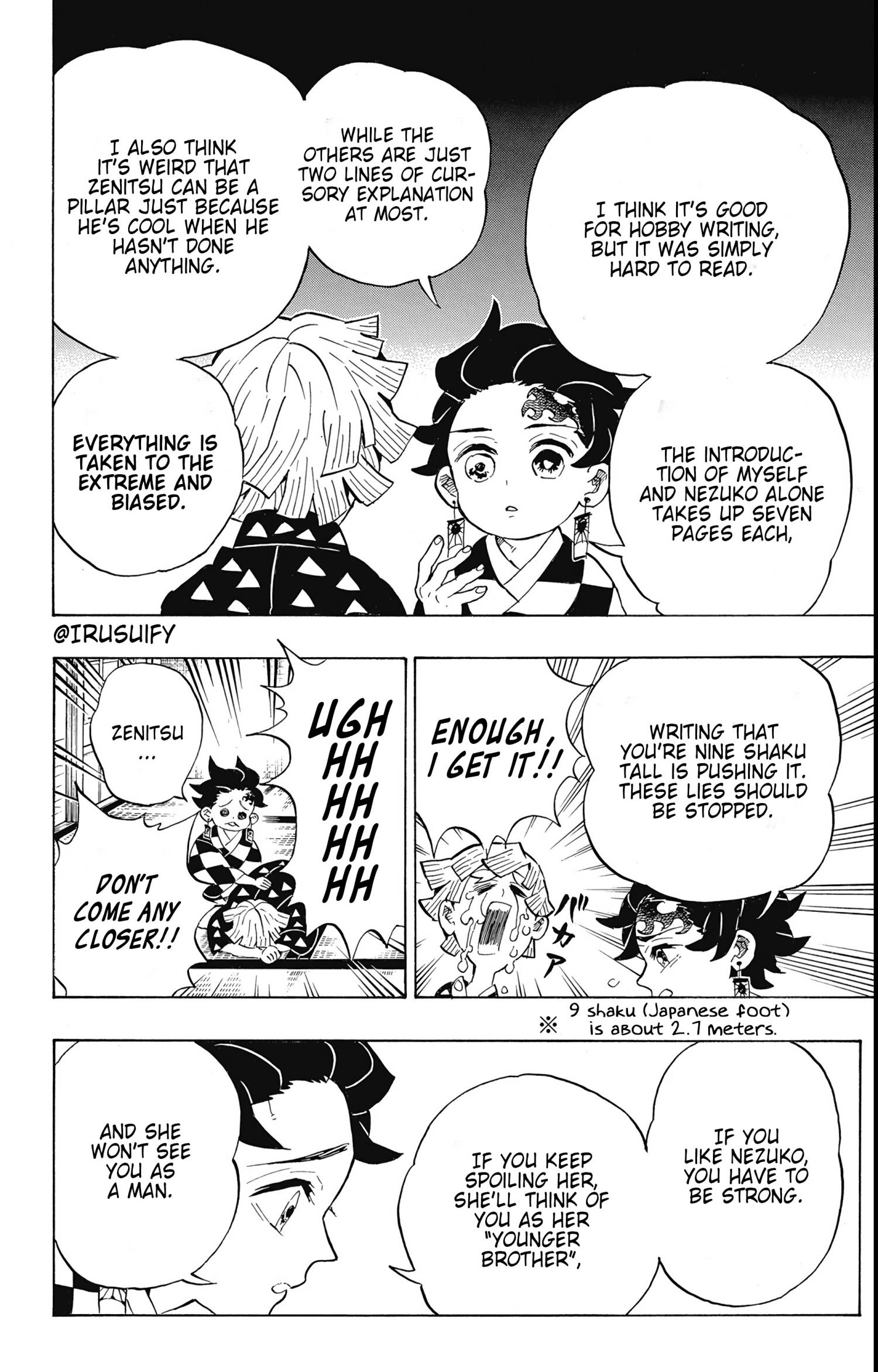 Kimetsu No Yaiba - Extra 1: One-Shot - Tanjiro's Status Report