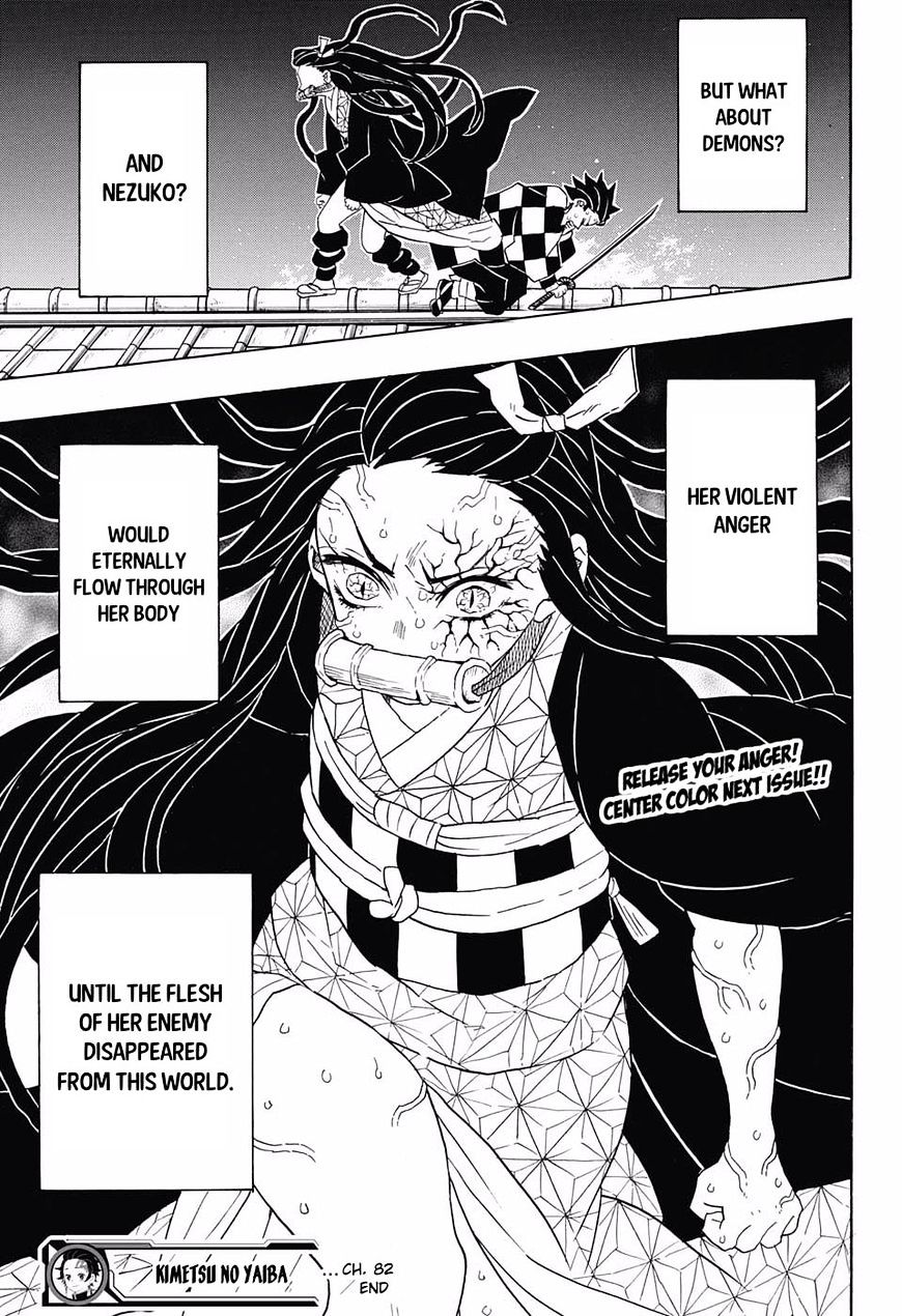 Kimetsu No Yaiba - Chapter 82 : Humans And Demons