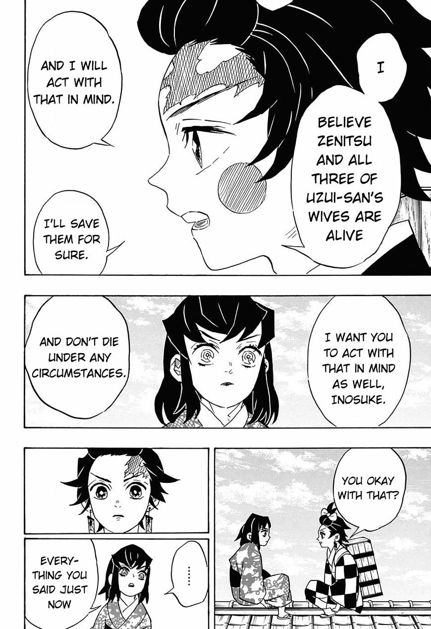 Kimetsu No Yaiba - Chapter 75 : Everyone's Own Thoughts