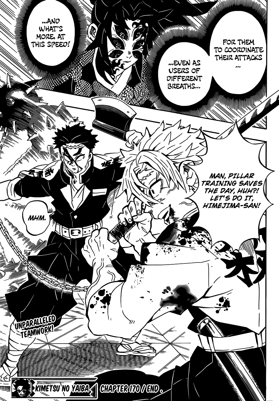 Kimetsu No Yaiba - Chapter 170: Unshakeable Pillars