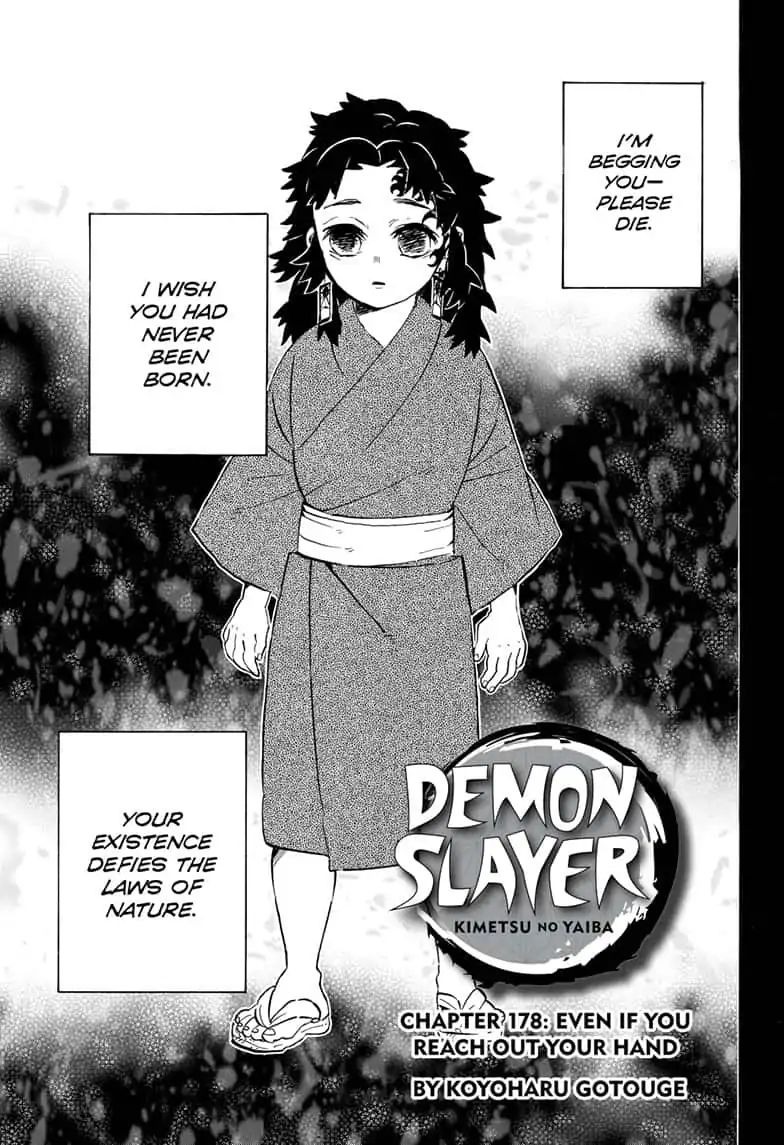 Kimetsu No Yaiba - Chapter 178: Even If You Reach Out Your Hand