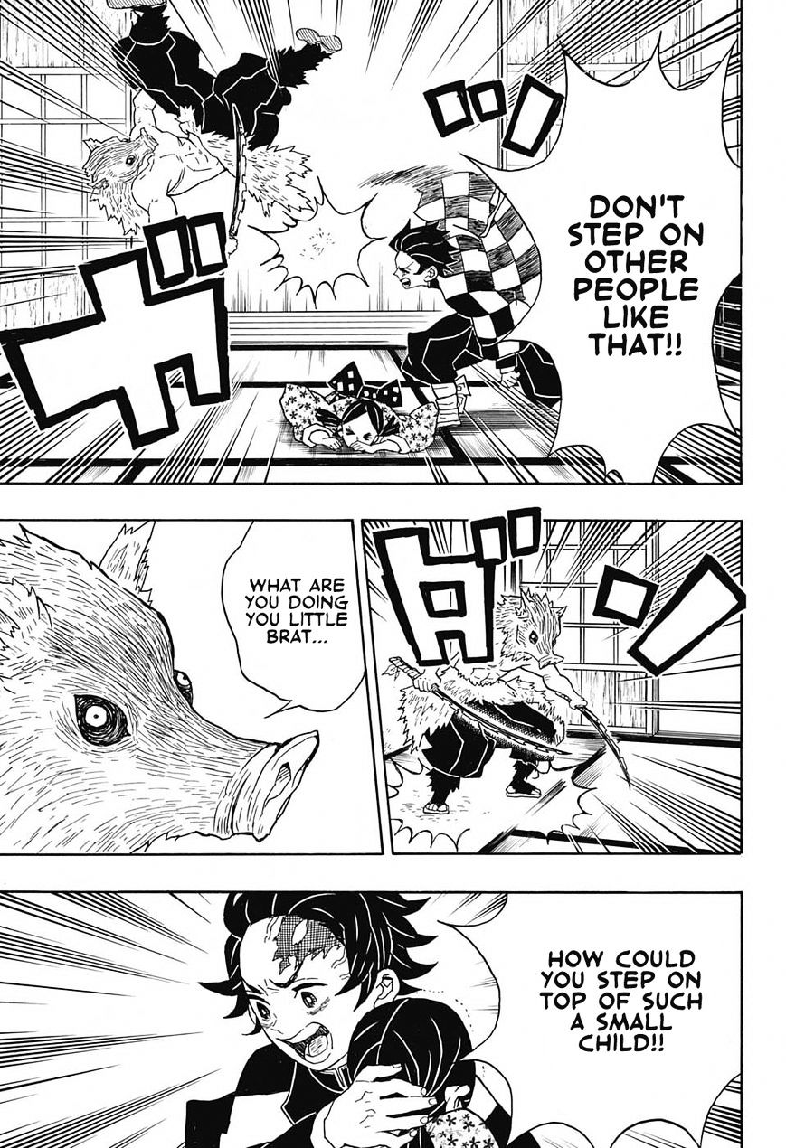 Kimetsu No Yaiba - Chapter 22 : The Sudden Appearance Of A Pig