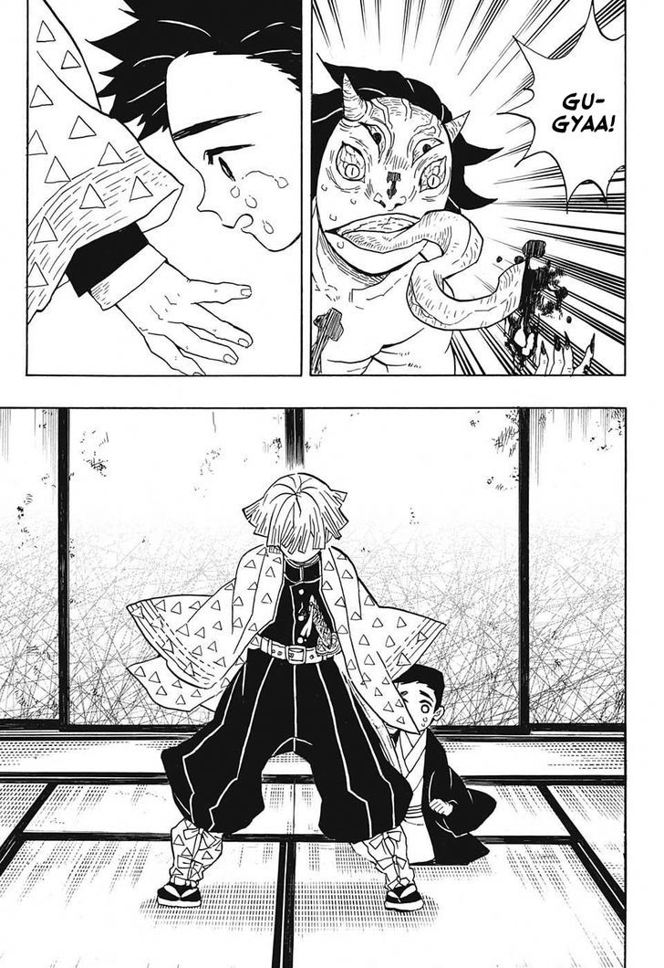 Kimetsu No Yaiba - Chapter 23 : The Pig Bares Its Tusks - Zenitsu Sleeps