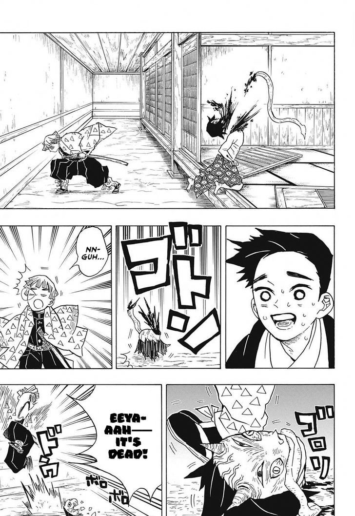 Kimetsu No Yaiba - Chapter 23 : The Pig Bares Its Tusks - Zenitsu Sleeps