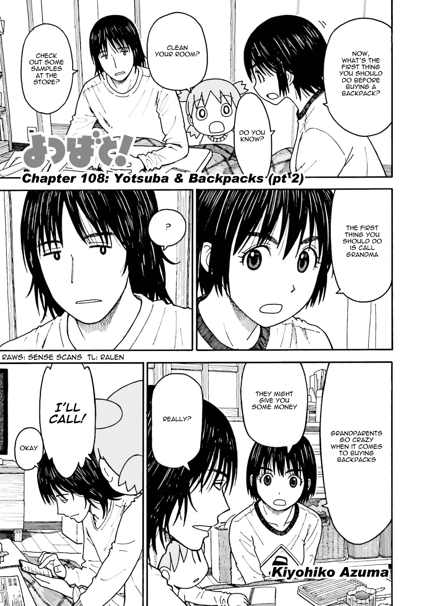 Yotsubato! - Chapter 108: Yotsuba & Backpacks (Part 2)