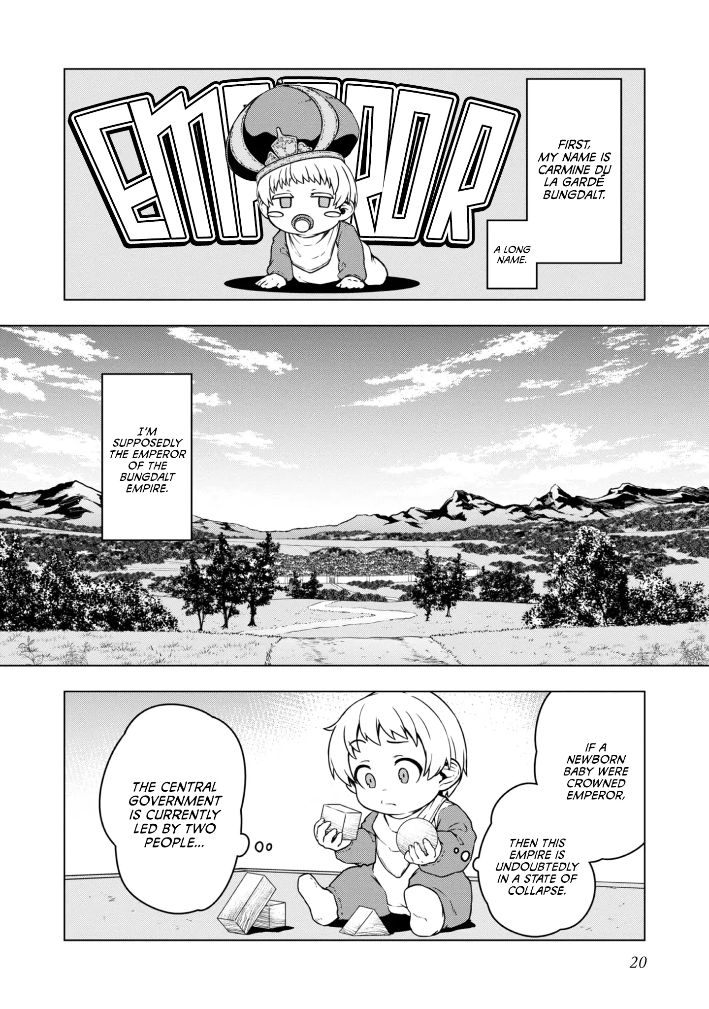 Tensei Shitara Koutei Deshita ~Umare Nagara No Koutei Wa Kono Saki Ikinokoreru Ka~@Comic - Vol.1 Chapter 1: The Birth Of The Emperor