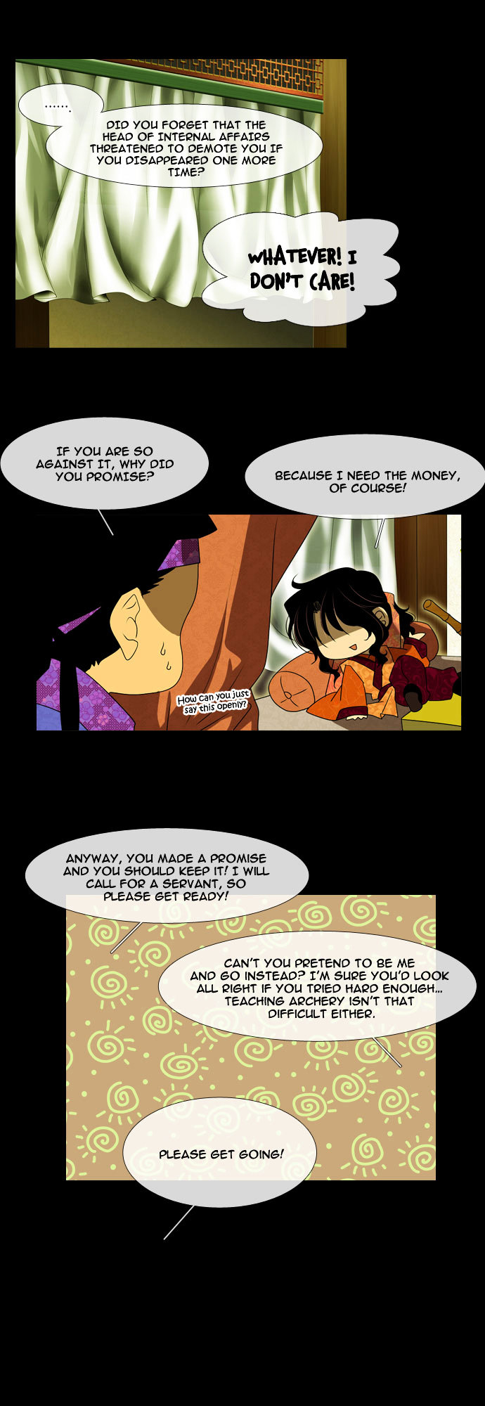 Moon-Ah - Chapter 36 : Baek Ryeon And Haru (1)