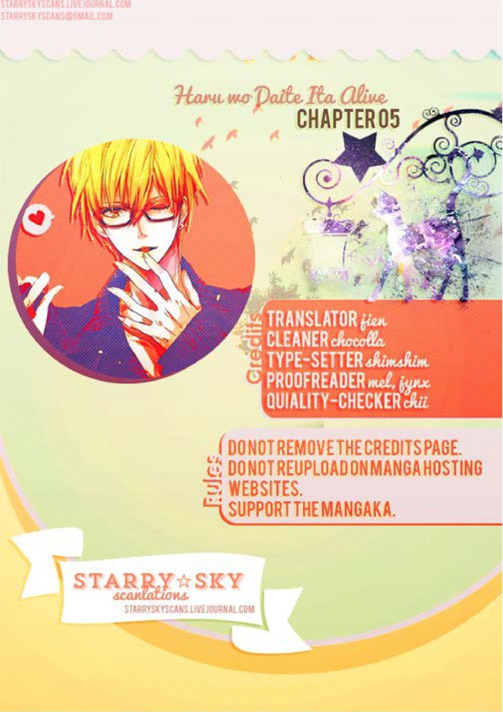 Haru O Daite Ita Alive - Vol.2 Chapter 4.5: Extra - The Key To Harmony