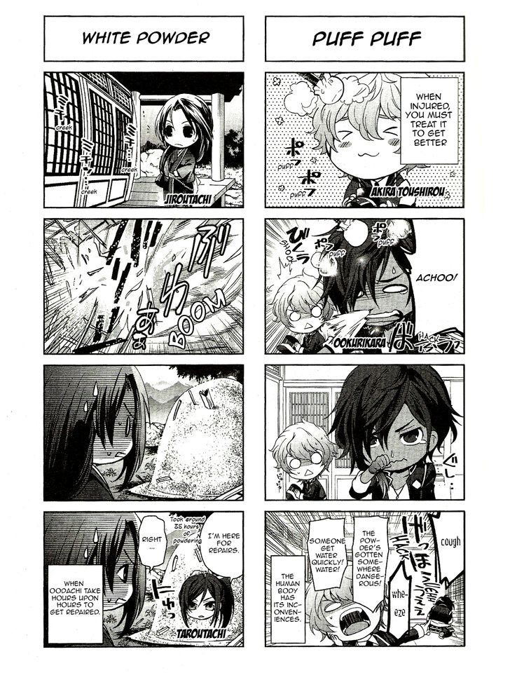 Touken Ranbu 4-Koma Anthology - Chapter 1