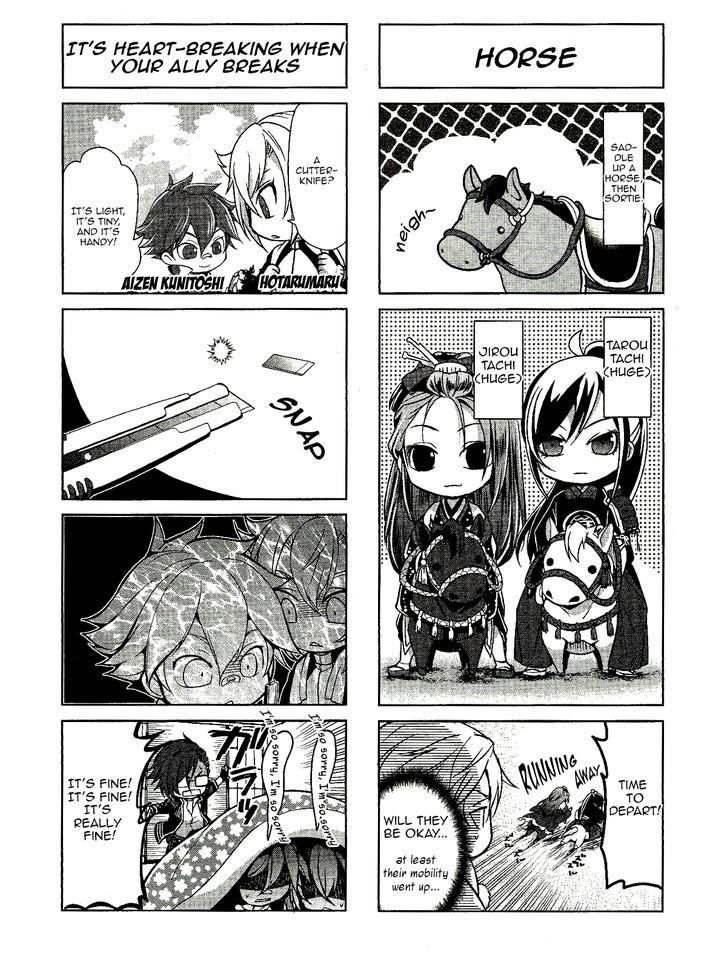 Touken Ranbu 4-Koma Anthology - Chapter 1