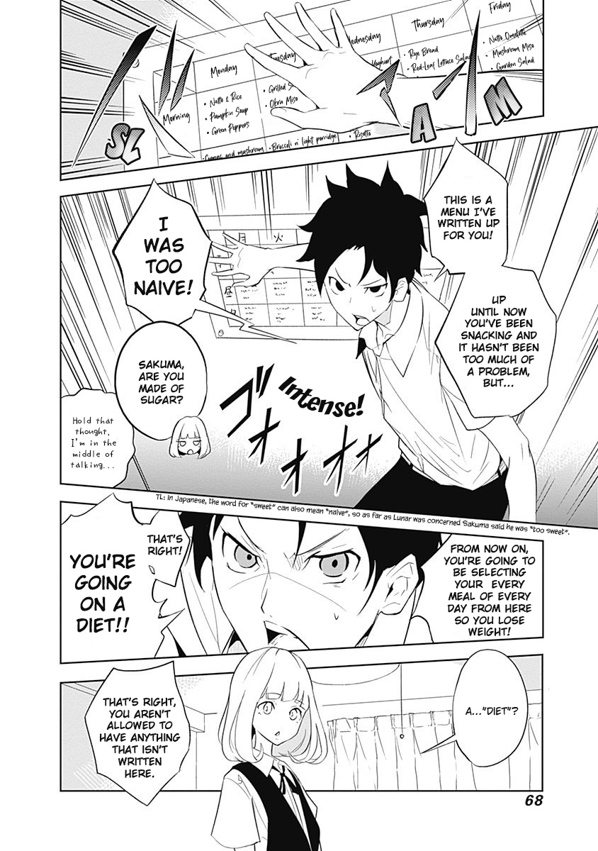 Tsukiiro No Invader - Vol.2 Chapter 8: Aggressive Calorie Cleanup Program