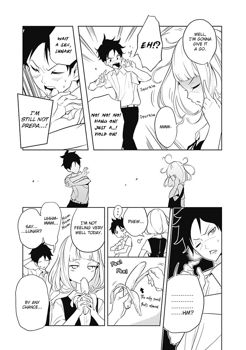 Tsukiiro No Invader - Vol.2 Chapter 8: Aggressive Calorie Cleanup Program