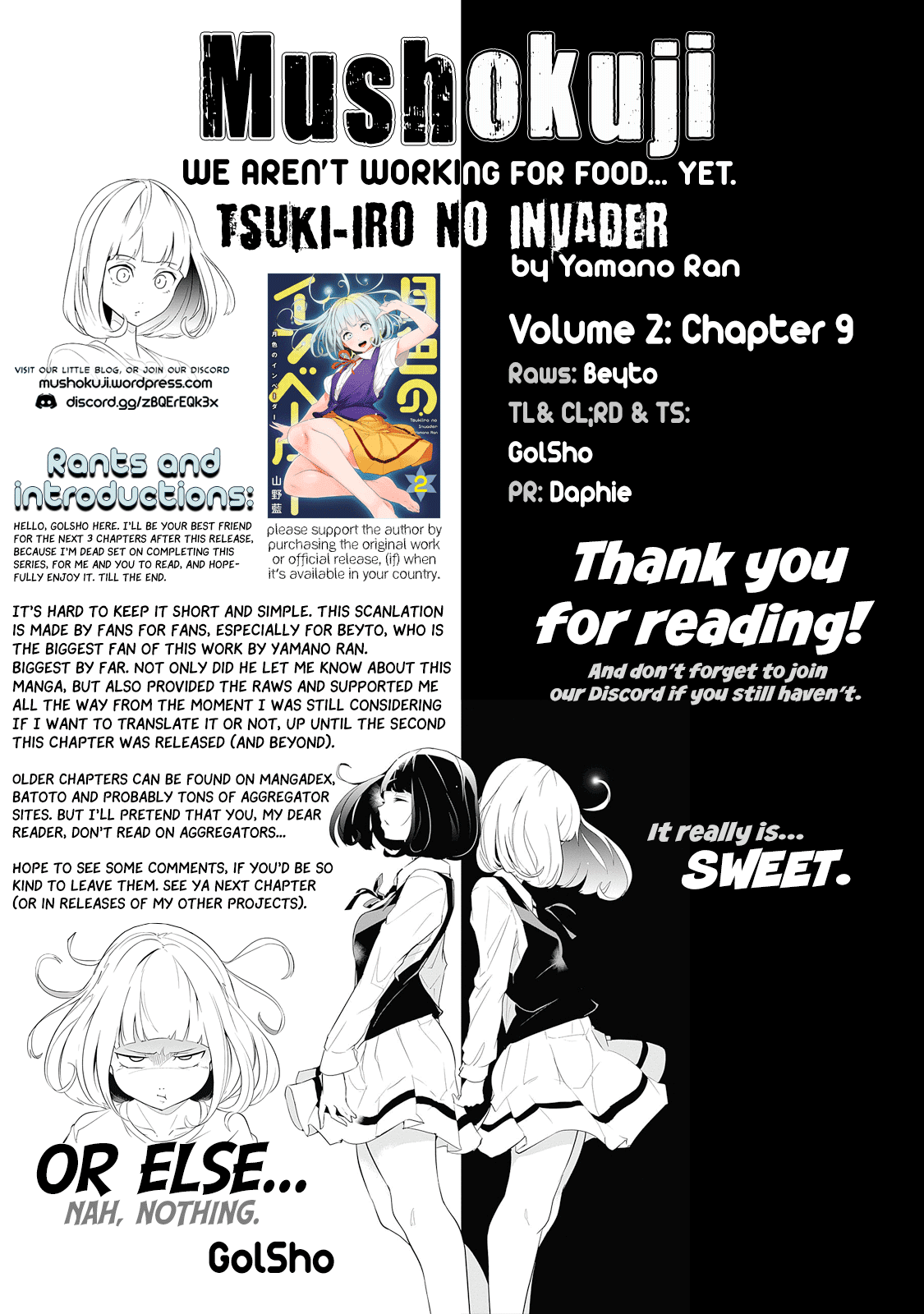 Tsukiiro No Invader - Chapter 9: Final Confirmation Communication