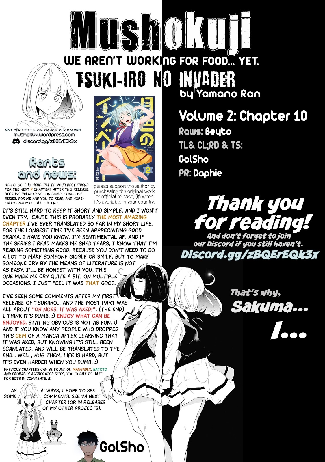 Tsukiiro No Invader - Chapter 10: Invader From The Dark Side Of The Moon