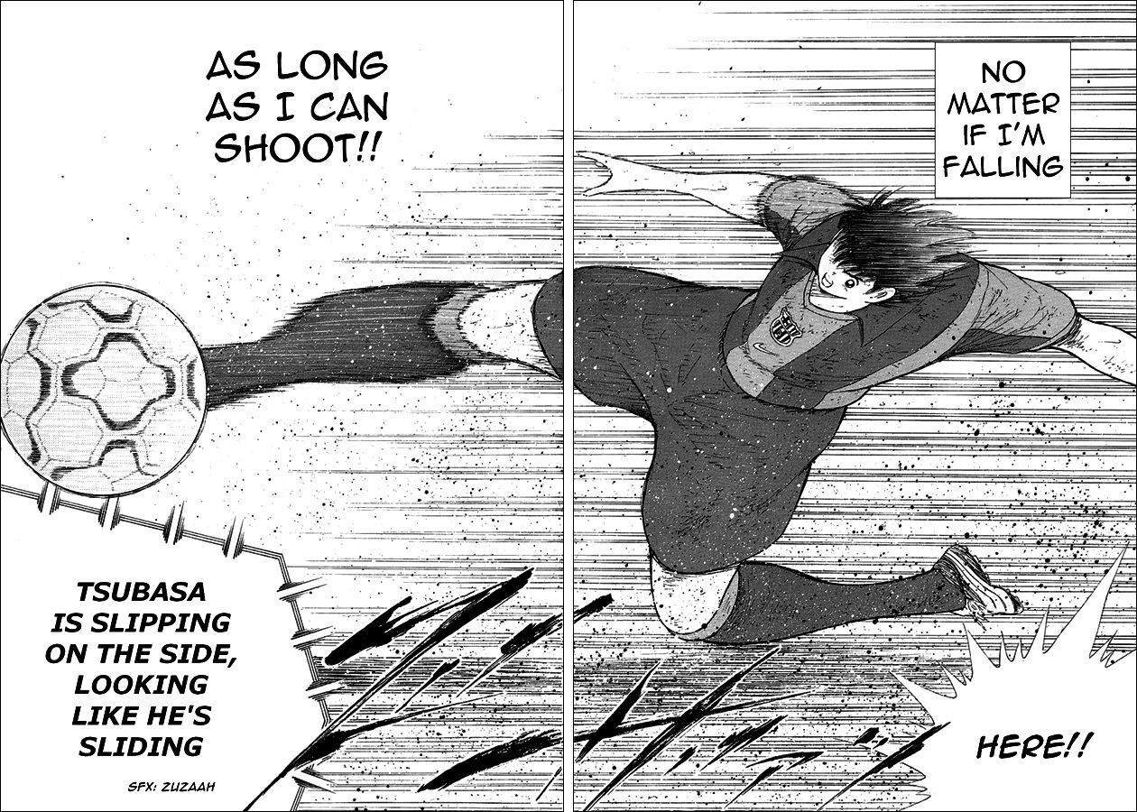 Captain Tsubasa - Kaigai Kekidou-Hen - En La Liga - Vol.1 Chapter 50 : Tenacious Shot