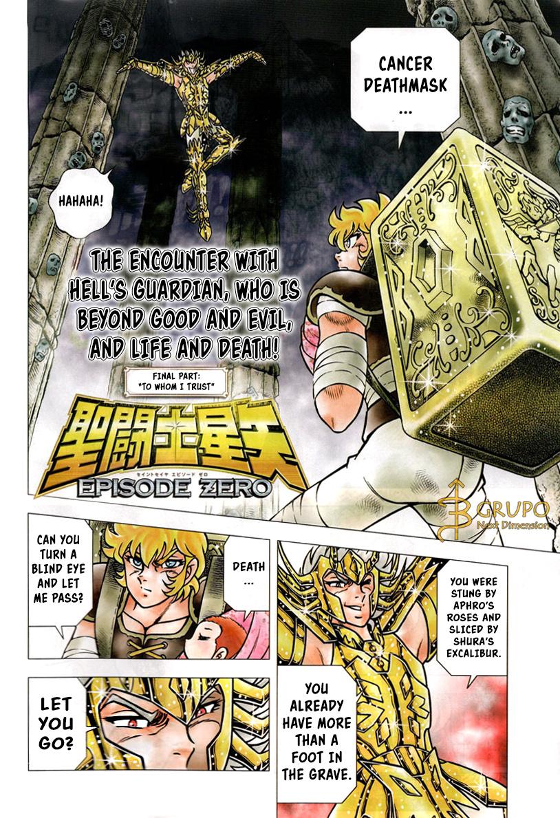 Saint Seiya: Episode Zero - Vol.1 Chapter 3: "To Whom I Trust"