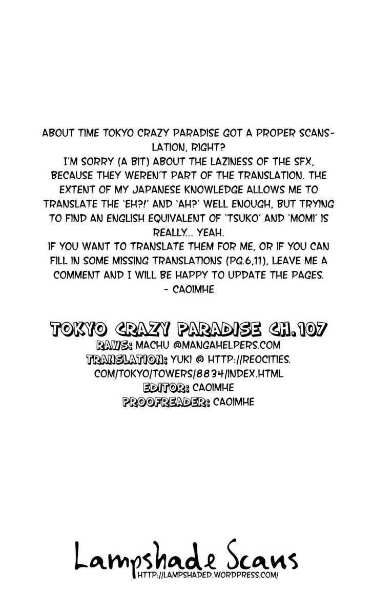 Tokyo Crazy Paradise - Vol.19 Chapter 107