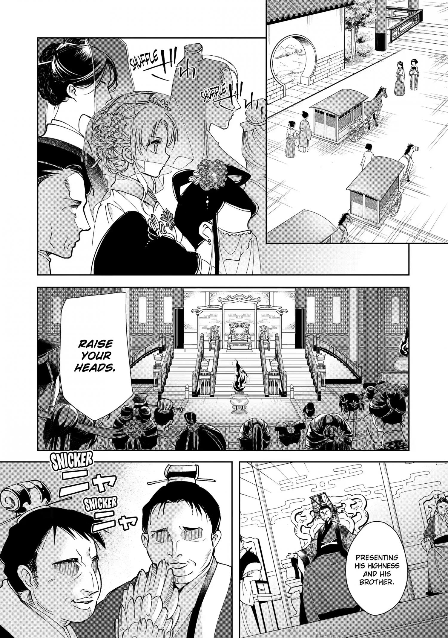 Botsuraku Reijou No Ikoku Kekkonroku - Chapter 10