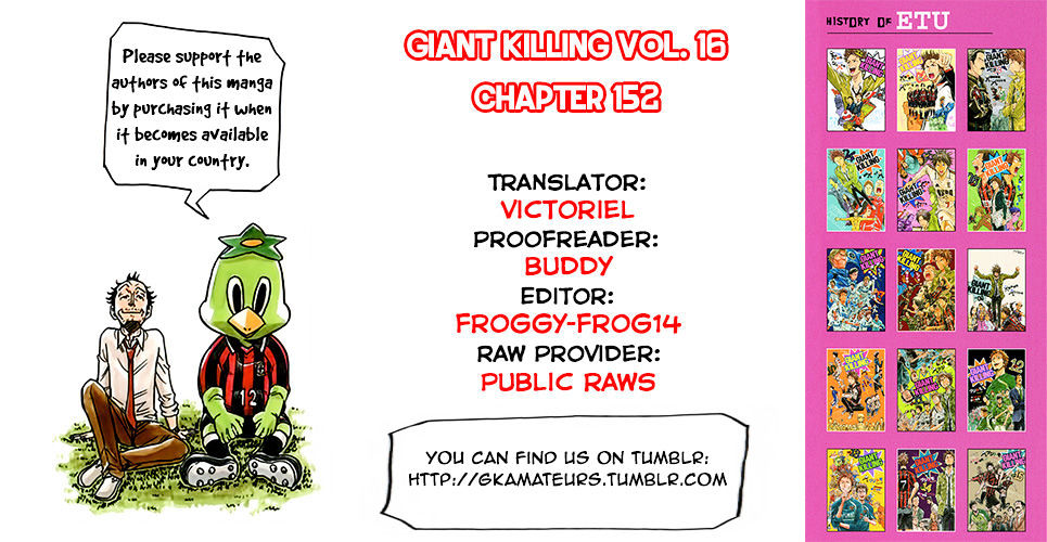 Giant Killing - Chapter 152