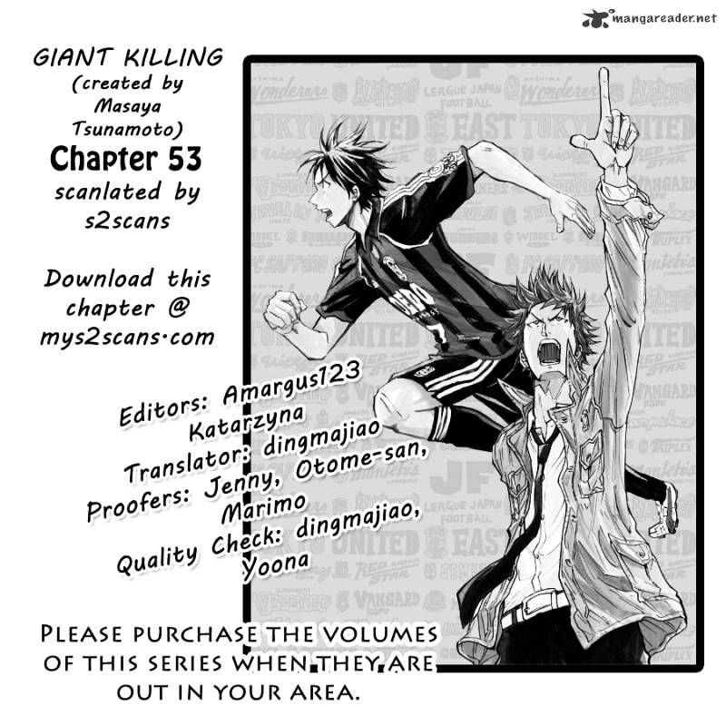 Giant Killing - Chapter 53