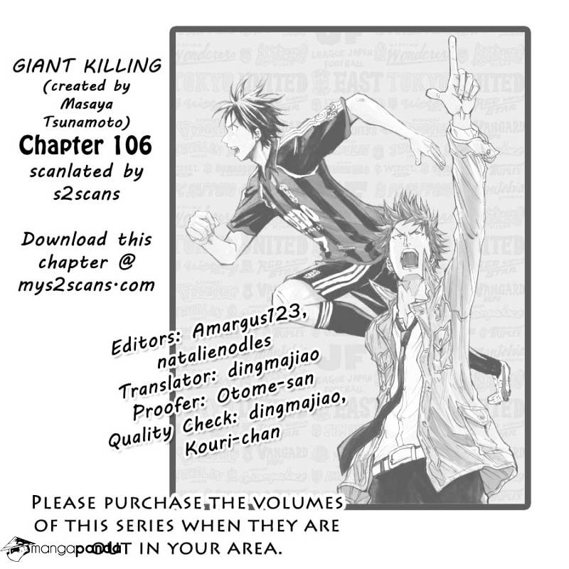 Giant Killing - Chapter 106