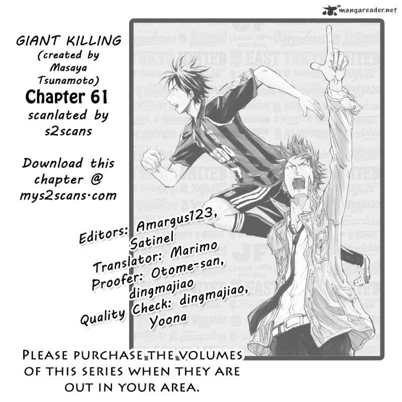 Giant Killing - Chapter 61